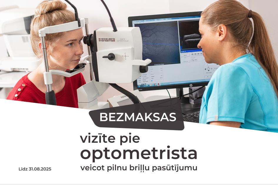 Visit to the optometrist for FREE